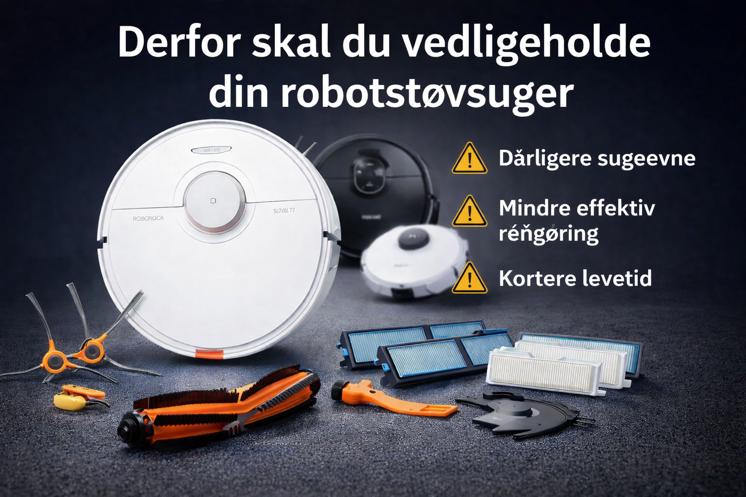 Hvorfor er det vigtigt at vedligeholde sin robotstøvsuger?
